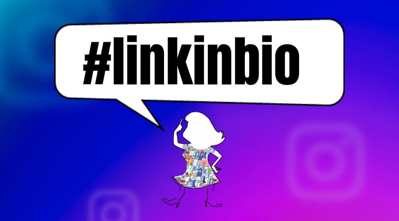 De enige aanklikbare link op Instagram